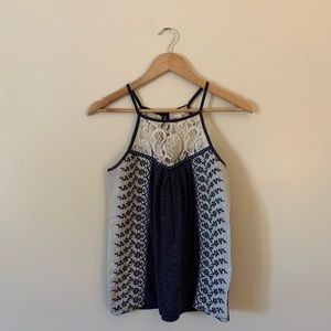 Altar’d State Navy Blue Tank Top Size XS